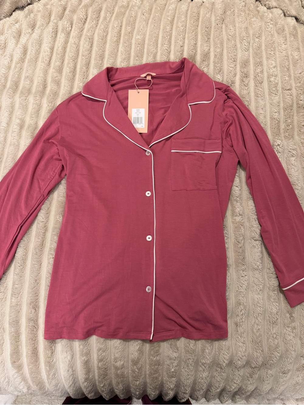Women's Long Sleeve Pink Eberjey Top size small